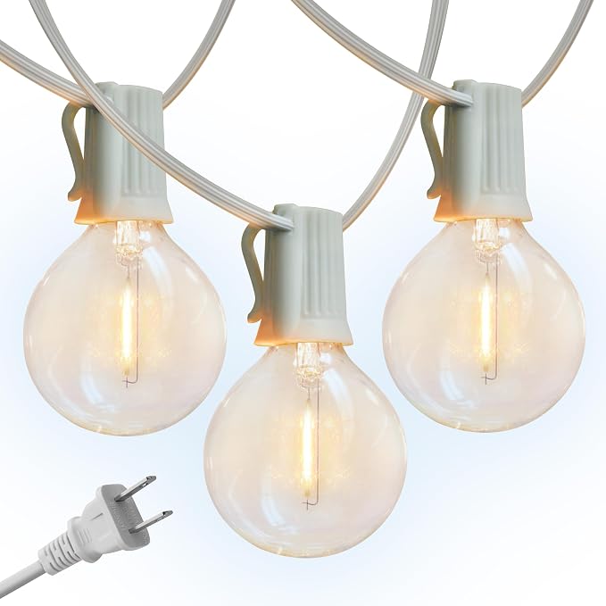 Brightech Ambience Pro LED String Lights - 26 Ft Commercial Grade Patio Lights by Brightech