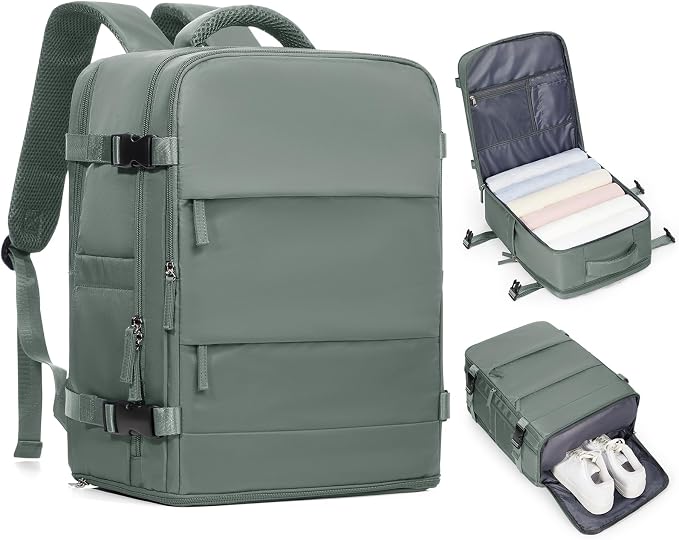 Travel Backpack for Women Airline Approved Carry on Backpack for Airplanes by coofay