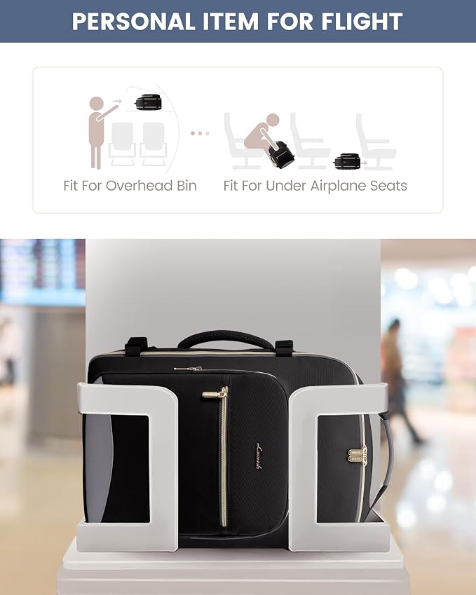 LOVEVOOK Travel Backpack for Women & Men 50L, Airline Approved Carry On - Image 4