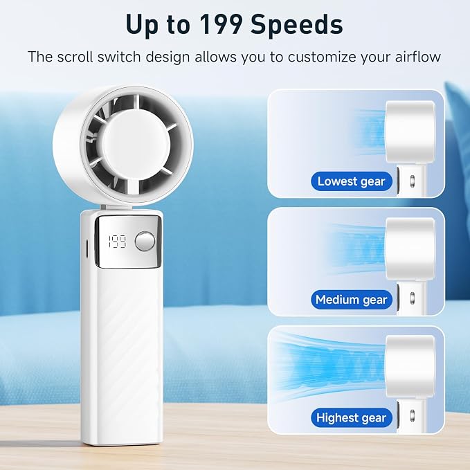 YOSHENMO Portable Handheld Turbo Fan - Image 3