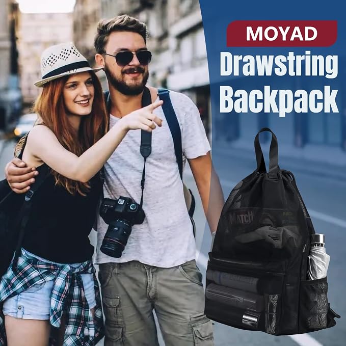 Moyad Backpack for Women Men, Semi-transparent Travel Casual Daypack Backpacks - Image 3