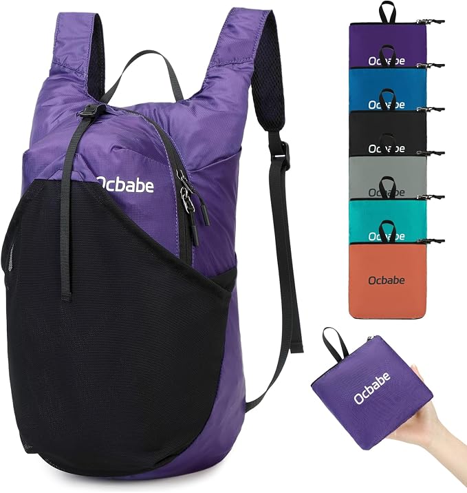 Ultra Lightweight Foldable Backpack, Water Resistant Small Packable Hiking by Unknown