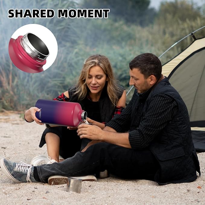 1 Gallon Water Bottle Insulated, BPA Free&Leak Proof, 128oz Stainless Steel - Image 9