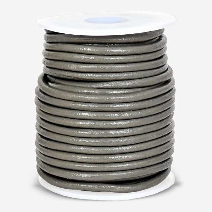 GENIQUE Real/Genuine Round Leather String Cord - Image 2