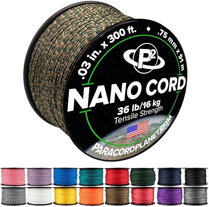 Paracord Planet Nano Cord –Lightweight Nylon Nano Paracord – Great by ParacordPlanet
