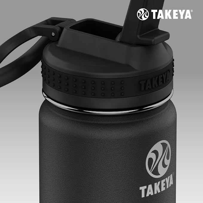 Takeya Actives Stainless Steel Water Bottle, Insulated Spout Lid, Keeps Drinks - Image 9