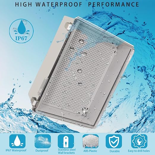 Waterproof Electrical Box Junction Box Weatherproof IP67 ABS Plastic Enclosure - Image 2