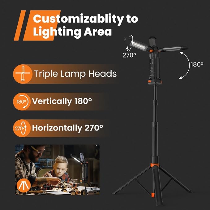 gogonova 2026 Rechargeable Work Light - Image 3