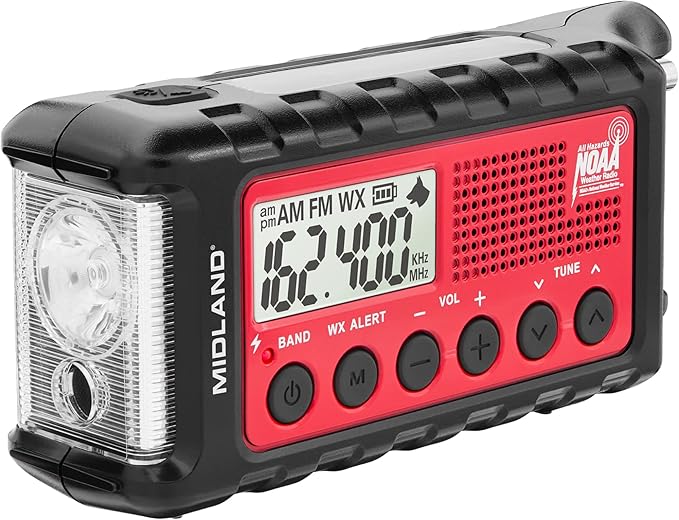 Midland - ER310, Emergency Crank Weather AM/FM Radio - Multiple Power Sources by MidlandRadio