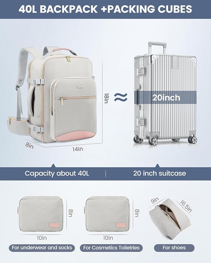 LOVEVOOK Travel Backpack for Women - Image 4