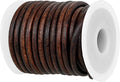 GENIQUE Real/Genuine Round Leather String Cord by GENIQUE