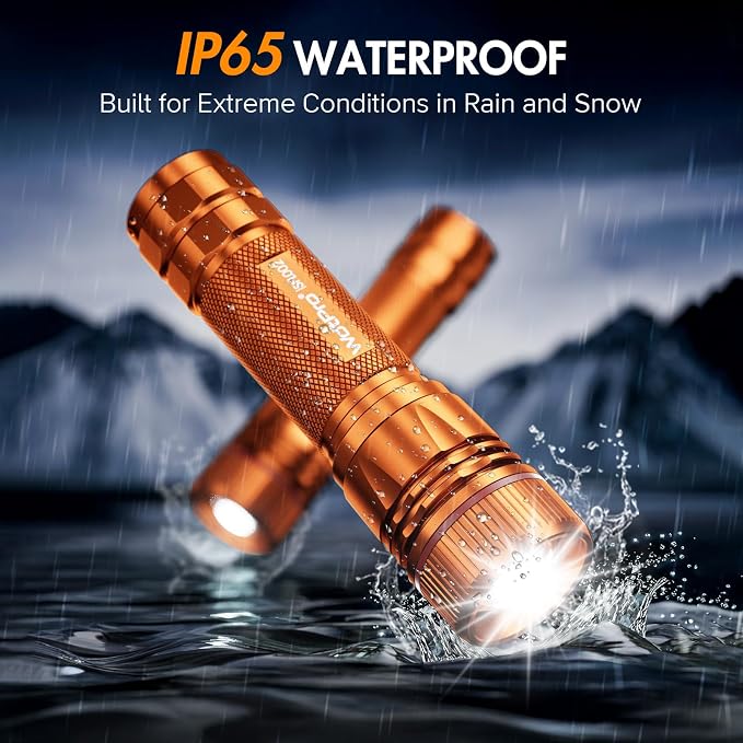 WdtPro Rechargeable Flashlights High Lumens, 1 Pack 10H Long Lasting Super - Image 6