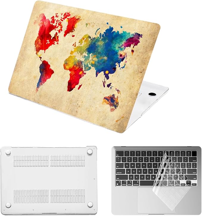 Hard Case for New MacBook Air 13 inch M2 M3 M4 2022 2024 2025 Release, 13.6" by Unknown