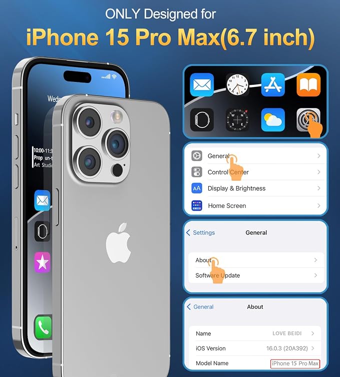 for iPhone 15 Pro Max Case Waterproof | Shockproof Dust Proof Phone Case Cover - Image 2