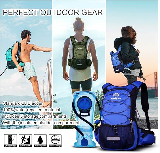 Mothybot Insulated Hydration Backpack Pack - Image 7