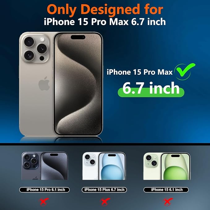 SPIDERCASE ONLY Designed for iPhone 15 Pro Max Waterproof, 12FT Military - Image 2