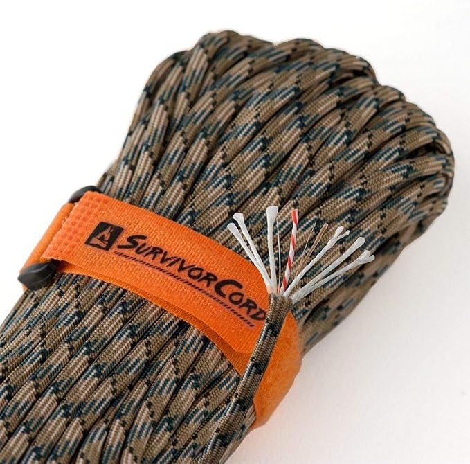TITAN Survival Patented Paracord 550 - 25ft by SurvivorCord