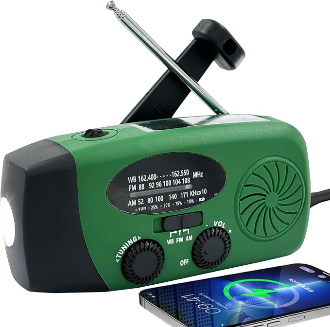 Emergency Hand Crank Radio by SonicRapid