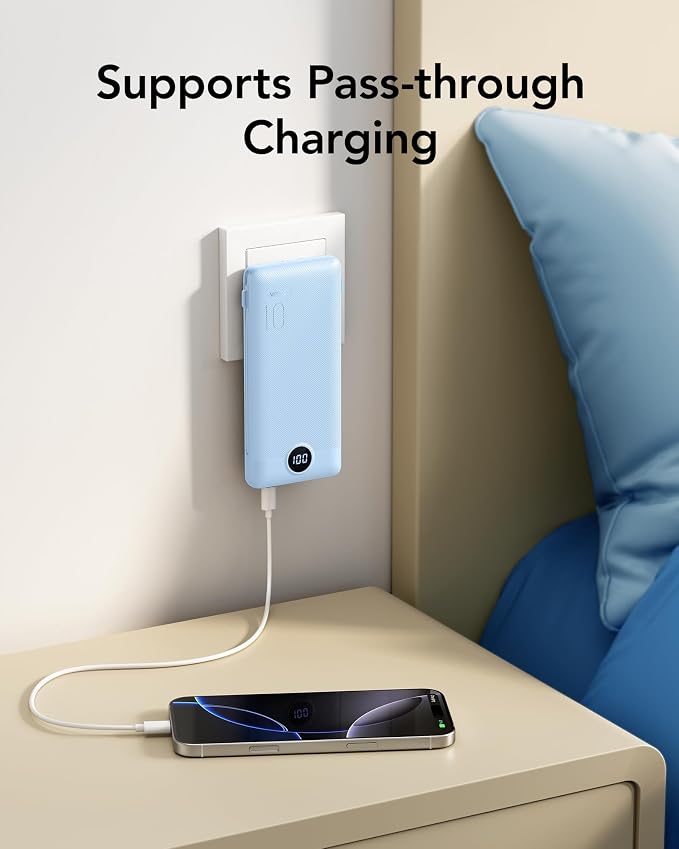 VRURC Portable Charger Power Bank - 10000mAh Fast Charging 22.5W USB Port Fast - Image 8