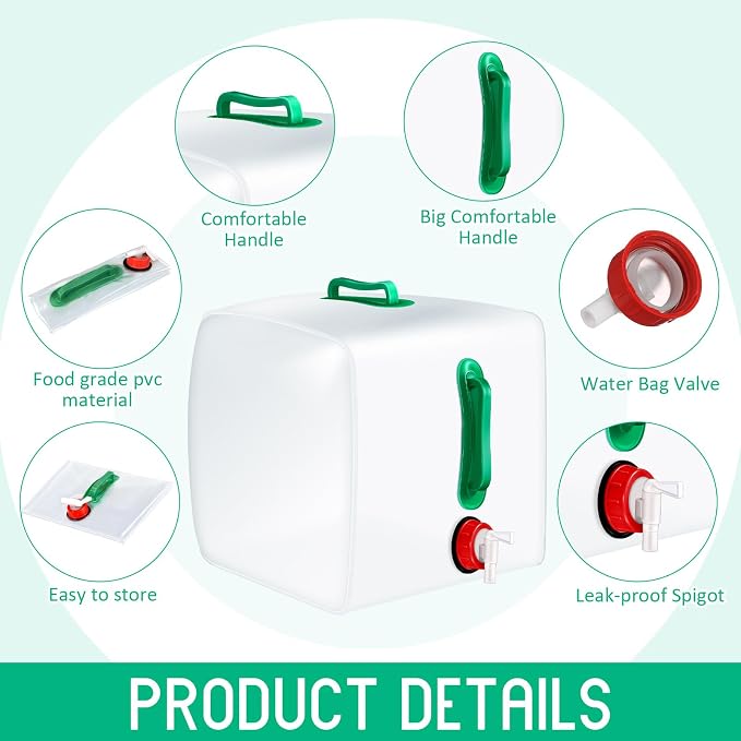 Reallnaive 3 Pcs Collapsible Water Container - Image 3