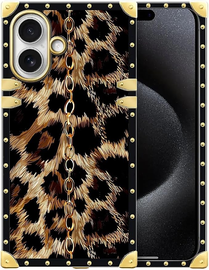 for iPhone 17 Case Luxury Golden Decoration by Unknown