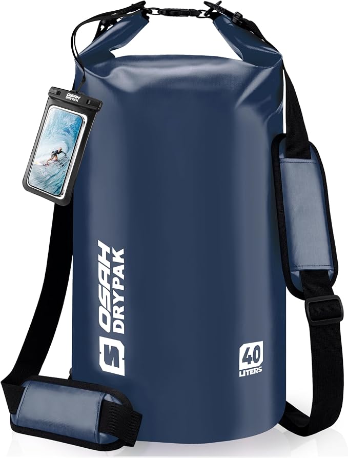 Waterproof Dry Bag, 5L/10L/20L/30L/40L Roll Top Lightweight Storage Backpack by OSAHDRYPAK