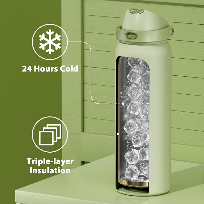 40 oz Insulated Water Bottle - Image 5