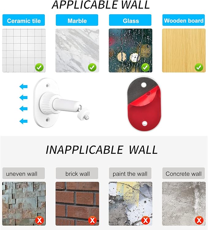 4 Pack Adhesive Wall Mount Compatible - Image 3