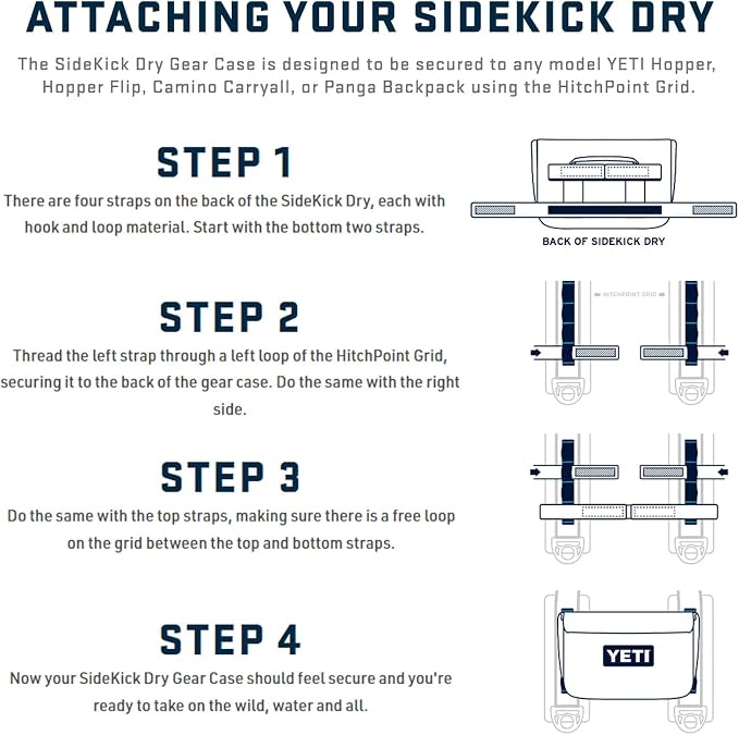 YETI Sidekick Dry Waterproof Gear Case and Bag Accessory - Image 8