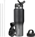 HYDROWION 32oz Water Bottle, Double Wall Vacuum Stainless Steel Insulated Water by HYDROWION