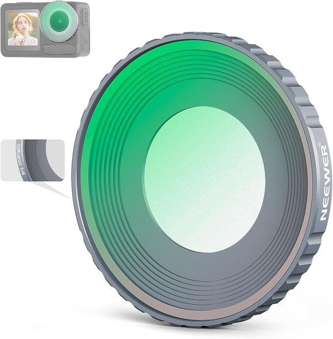 NEEWER Black Diffusion 1/4 Filter Compatible by Neewer