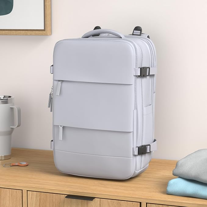 coofay Expandable Backpack For Traveling On Airplane Carry On Backpack Flight - Image 2