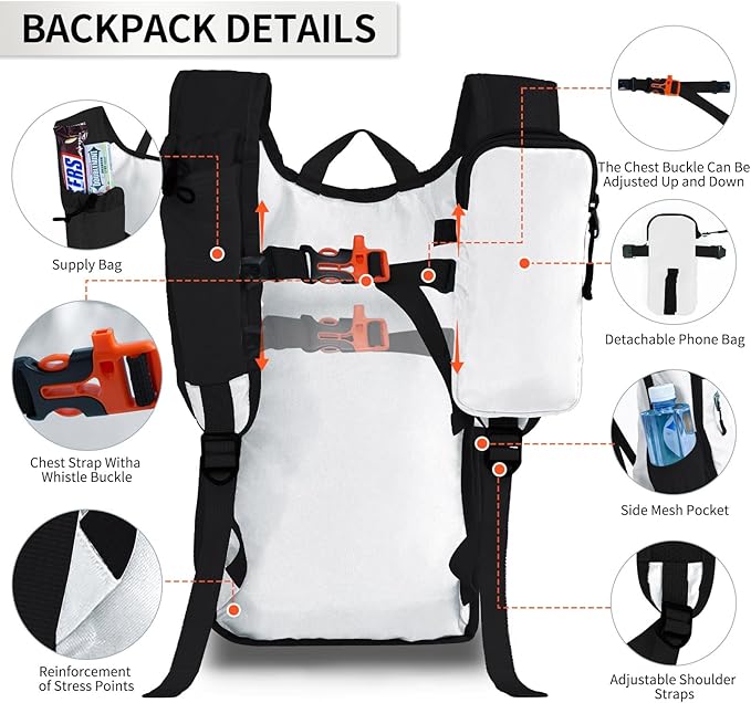 Hiking Backpack 10L/15L Small Daypack Lightweight Packable Travel Foldable - Image 5
