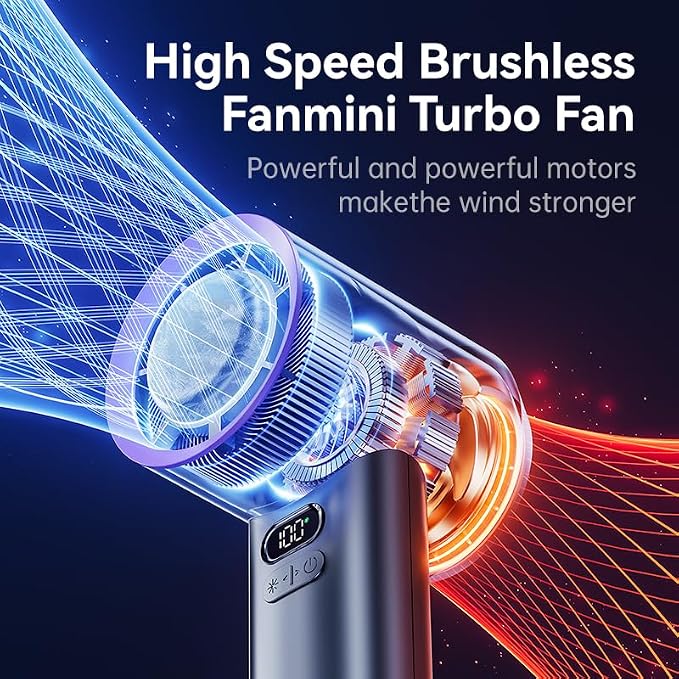 MUXNW Portable Fan For Travel Mini: Small Pocket Handheld Fan Personal - Image 7