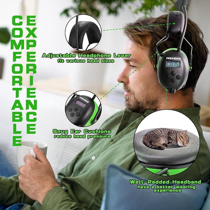 PROHEAR 027 AM FM Radio Headphones - Image 5