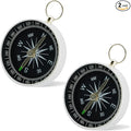 Pocket Compass, 2 Pieces Mini Compass by Unknown