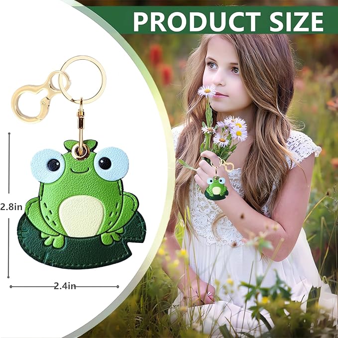 Leather Keychain Holder Case Compatible - Image 2