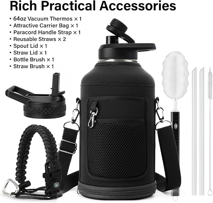 DYSANKY Insulated Water Bottle | Thickened Stainless Steel Vacuum Metal | - Image 2