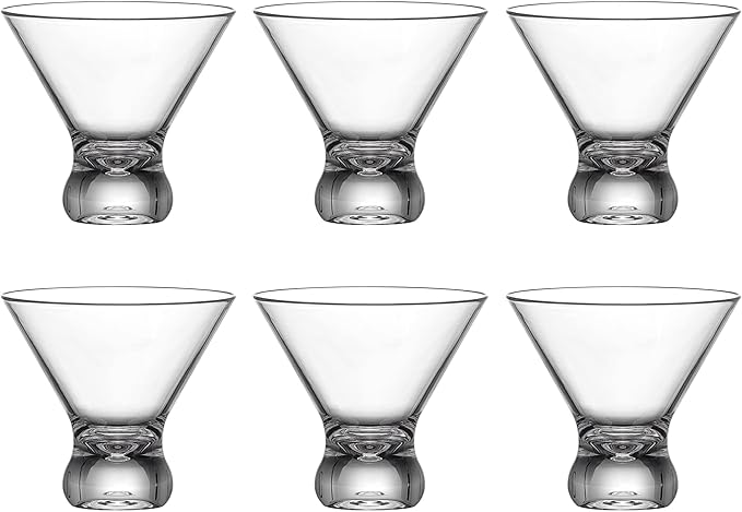 Amazing Abby - Olivia - 10-Ounce Plastic Stemless Martini Glasses, Reusable - Image 5