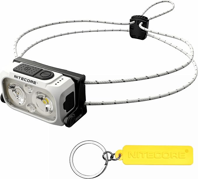 Nitecore NU21 360 Lumen Ultra Lightweight Outdoor Headlamp Dual Beam USB-C by NITECORE