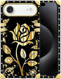for iPhone 17 Air Case Luxury Golden Decoration by Unknown