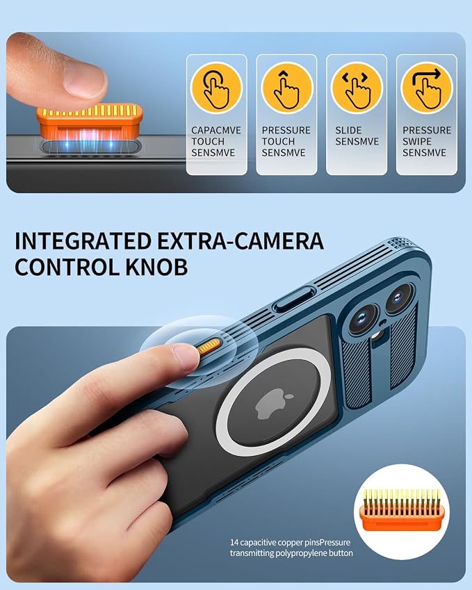 Lanhiem Magnetic for iPhone 16 Case, IP68 Waterproof Dustproof Case, Full Body - Image 4