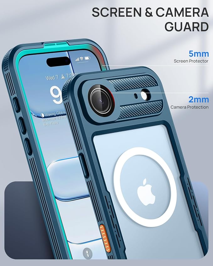 Lanhiem Magnetic for iPhone Air Phone Case, IP68 Waterproof Dustproof Phone - Image 7