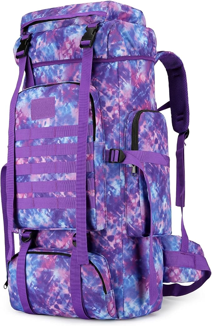 Hiking Backpack for Men 70L/100L Camping Backpack Military Rucksack Molle 3 by W+WINTMING