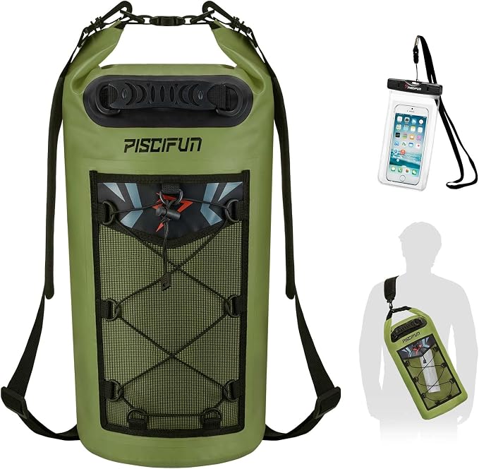 Piscifun Dry Bag, Waterproof Floating Backpack 10L/20L/30L/40L by Piscifun