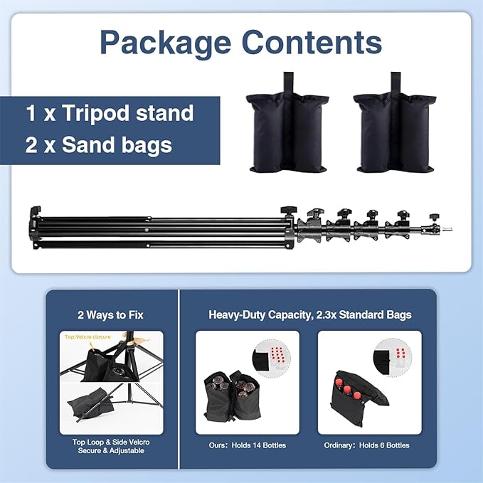 Kate Heavy Duty Light Stand Tripod - Image 5
