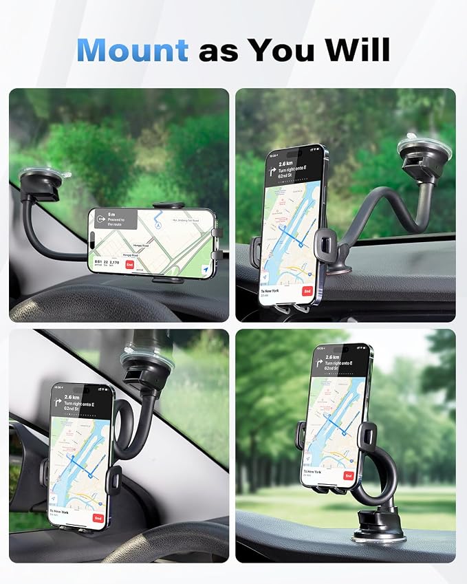 1Zero Solid Car Truck Phone Mount Holder - Image 5
