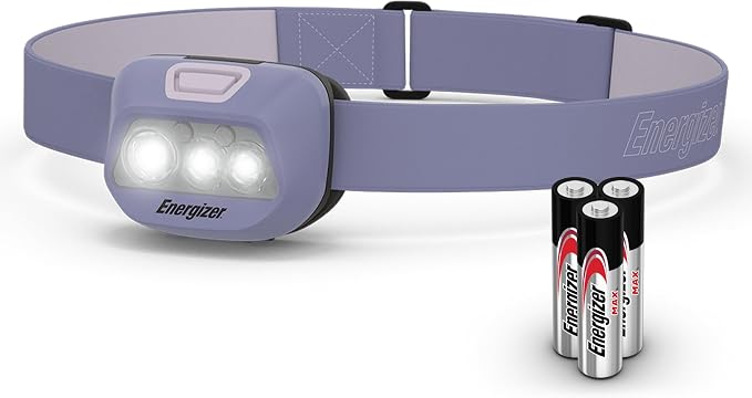Energizer HDL30 Purple Multi-Colored LED Headlamp, 400 Lumen, IPX4 Water by Energizer
