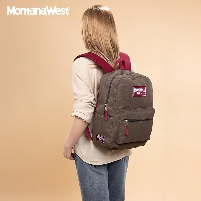 Montana West Backpack for Women Men 2 PCS Lightweight College Bookbags Casual - Image 6