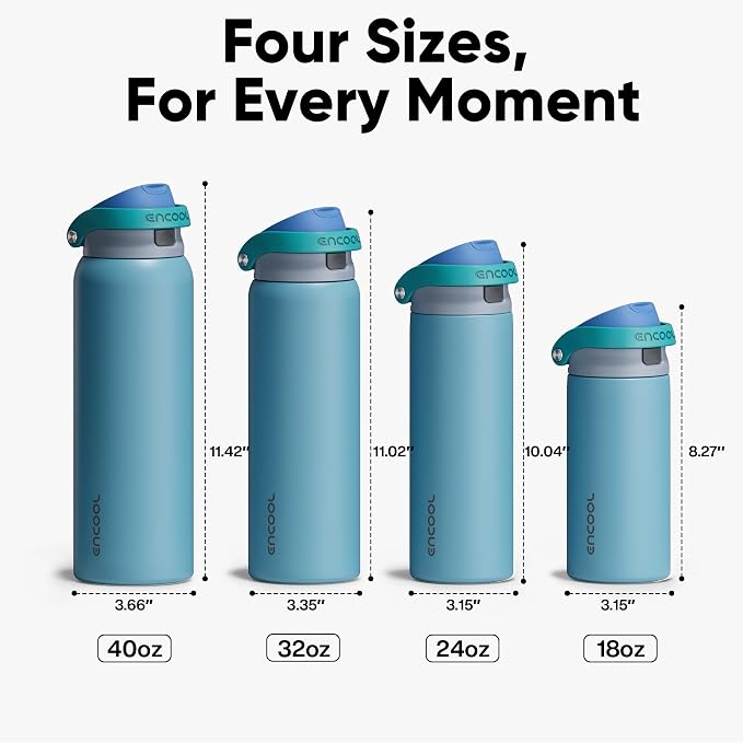 ENCOOL Leakproof Insulated Water Bottle - Image 9
